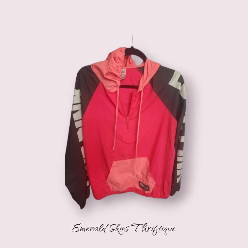 Victorias secret pink Anorak windbreaker